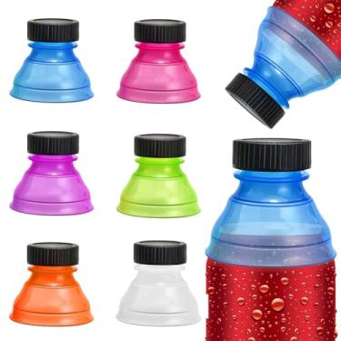 Imagem de Pacote com 6 tampas de lata de refrigerante - capas premium para refrigerante, cerveja, bebidas energéticas, suco e seltzer