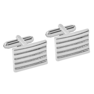 Imagem de Abotoaduras para homens camisa francesa exclusiva punho formal negócios camisas smoking presente de casamento negócios, One Size, Metal, Sem Pedra Preciosa