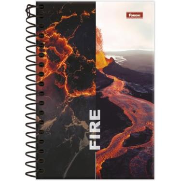 Imagem de Kit de Cadernetas Espirais, Foroni, Capa Dura, 4 Elementos, 80 Folhas, Pacote com 4