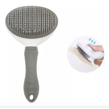 Imagem de Escova Pente com Cerdas de Ferro para Cães e Gatos – Desembaraço Suave e Eficiente