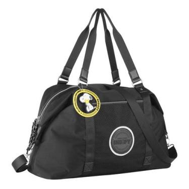 Imagem de Bolsa Treino Viagem Snoopy Alça Carona e Compartimento Espaçoso - SEMA