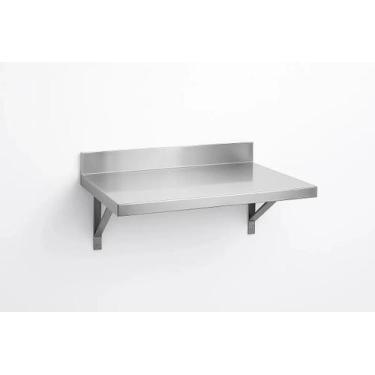 Imagem de Prateleira Inox 60cm X 26cm Inoxidavel Industrial Prateado - Local Ser