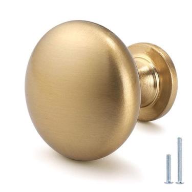 Imagem de Armário de cozinha Drawer Knob NIZADO Warm Gold, pacote com 12 unidade