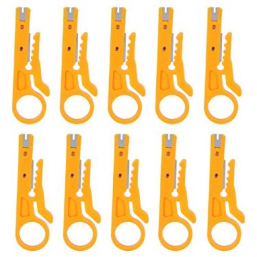 Imagem de Xcello Kit de ferramentas mini descascador de fios, alicate multiuso de crimpagem e decapagem de cabos para eletricistas, CAT-5, CAT-5e, CAT-6 linhas de dados