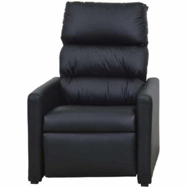 Imagem de Poltrona Matrix do Papai Turin em Tecido Sintético - Preto - MATRIX IN