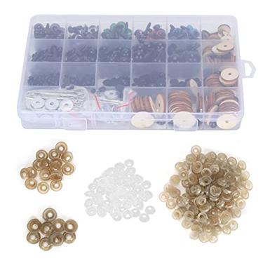 Imagem de Olhos de plástico, narizes com articulações 566 unidades, bichos de pelúcia, acessórios DIY, olhos e narizes de segurança para ursinho de pelúcia, boneca de pelúcia, projetos de