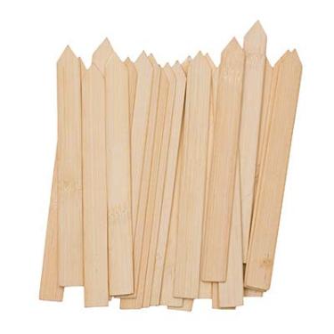 Imagem de Green Thumb T020GT Etiqueta de planta de madeira de bambu, 15 cm, pacote com 24 - Quantidade 1