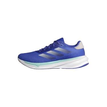 Imagem de adidas Tênis masculino Supernova Stride, Azul cobalto/zero metálico/Flash Aqua, 12.5