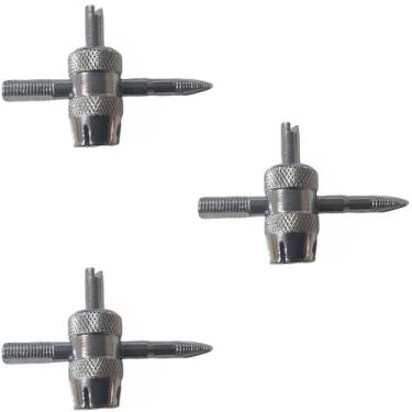 Imagem de Kit Com 3 Chave Ventil Saca Válvula Extrator Pneu Ômega 4X1 - ROTTA 37