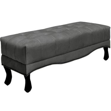 Imagem de Puff Recamier Retro Vic 140cm Suede 1104 Ezz 1104