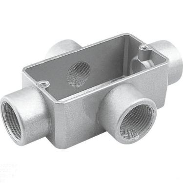 Imagem de Condulete Fixo 3/4" Tipo "x" - Sem Tampa / Rosca Bsp / Sem Pintura Tramontina