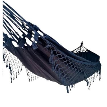 Imagem de Rede De Descanso dormir Em Tear De Casal Gigante(PRETA)