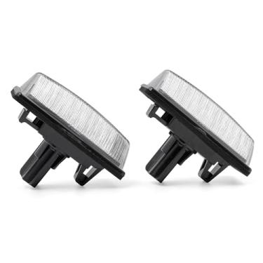 Imagem de Conjunto de luz de placa de licença de LED para Nissan Altima Pathfinder 2013-2018, Nissan Sentra Versa Note 2014-2019, substituição OEM 6000K Xenon branco sem erros, kit de luzes LED de etiqueta de