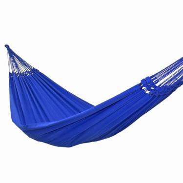 Imagem de Rede de Dormir e Descanso Super Tijubana Casal Extra 100% Algodão Jaguaruana. (Azul Royal)