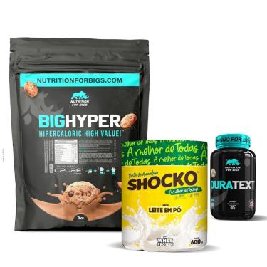 Imagem de BigHyper 3Kg + Pré Hormonal Duratext 60 Tabletes + Pasta de Amendoim 600g-Unissex