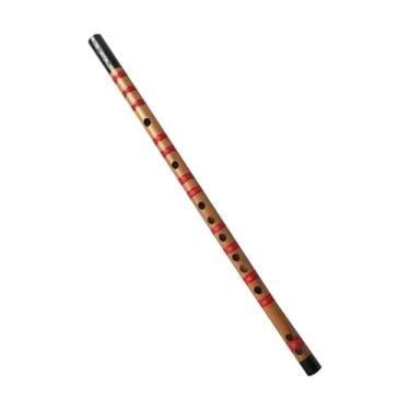 Imagem de Flauta de bambu de madeira para iniciantes, estilo chinês, portátil, instrumento musical tradicional, de madeira, leve, durável e suave