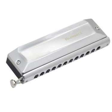 Imagem de Gaita cromática profissional com 12 furos nível de desempenho profissional 48 notas