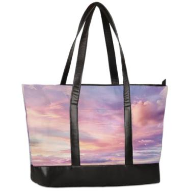 Imagem de Bolsa feminina de lona para laptop, estampa de coração, floco de neve, vermelha, 40 cm, bolsa para computador de grande capacidade, Cor 17, 14.6*5.1*11.8 inch, Casual