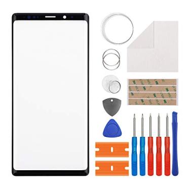 Imagem de Duotipa Substituição da tela de vidro frontal compatível com Samsung Galaxy Note 9 de 6,4 polegadas, tela de vidro da lente externa frontal para Samsung Galaxy Note 9 SM-N960F com ferramentas - sem