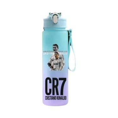 Imagem de Copo De Água Portátil De Grande Capacidade CR7 Cristiano Ronaldo Garra