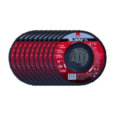 Imagem de Disco De Lixa Flap 4.1-2 115x22mm Grão 60 Mtx 740289 - 10 Unidades