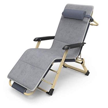 Imagem de YYBOES Espreguiçadeira dobrável de jardim, espreguiçadeiras portáteis, poltronas dobráveis, cadeiras de praia