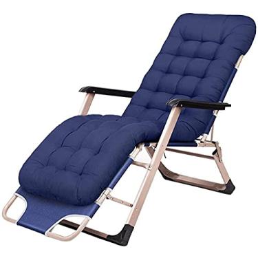 Imagem de YYBOES Cadeira relaxante de escritório com varanda com gravidade zero, cadeira relaxante, reclinável, espreguiçadeira, com almofada de algodão amigo da pele, respirável e confortável