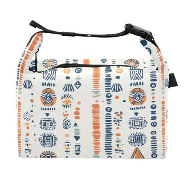 Imagem de STAYTOP Lancheira estilo asteca com fivela de alça, lancheira isolada para meninos e meninas, lancheira térmica para trabalho escolar