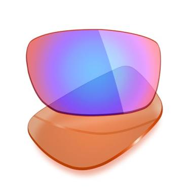 Imagem de Mryok Lentes de substituição polarizadas compatíveis com óculos de sol Spy Optic Cleo, HD Polarized, proteção UV, resistente a impactos e ajuste perfeito - Rosa cobalto