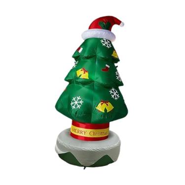 Imagem de CarpNettore Decorações Natalinas Infláveis, Figuras de árvores de Natal, Enfeites Natalinos para Jardim, Terraço E Quintal.