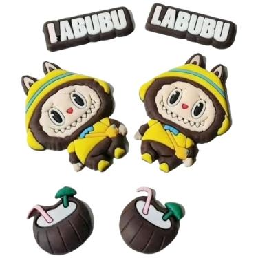 Imagem de Berloques de sapato para crocs labubu sandálias decorativas, pingentes de acessórios de PVC para meninos e meninas mulheres, 1-1.5in/1.4-2.4in, Borracha, plástico