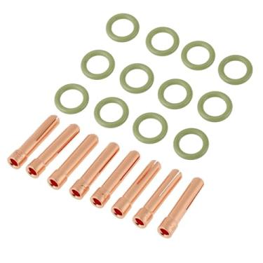 Imagem de Generic Kit de Soldagem de Lente de Gás Eficiente Conjunto de 49 Unidades para Tocha de Soldagem, Consumíveis Essenciais de Tocha de para WP-17/18/26, Adequado para Vários Projetos de