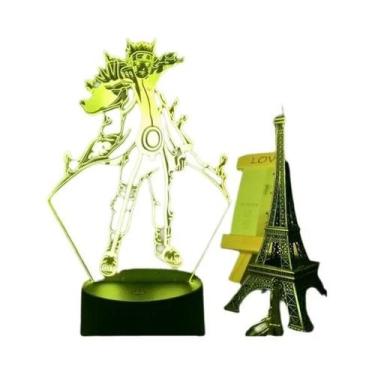 Imagem de Luz Noturna 3D LED Naruto Uzumaki Akatsuki Kakashi Itachi, Lâmpada Par