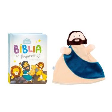 Imagem de Kit Naninha Fantoche De Jesus Antialérgico Com Bíblia Dos Pequeninos I