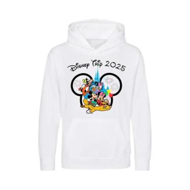 Imagem de Moletom Unissex Disney Family Vacation 2025  Blusão Disney Trip 2025 O