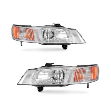 Imagem de Faróis Honda Odyssey 99-04 Honda Odyssey 1999-2004 Honda Odyssey Chrome Halogênio Substituição do lado do motorista e do passageiro