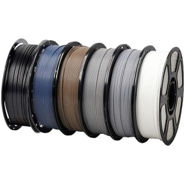 Imagem de YSJOMJHYS Pacote de filamentos PLA Pro 6 kg, kit de filamentos PLA para impressora 3D, precisão dimensional +/- 0,02 mm, embalado individualmente a vácuo, conjunto de filamentos de impressão 3D, 6