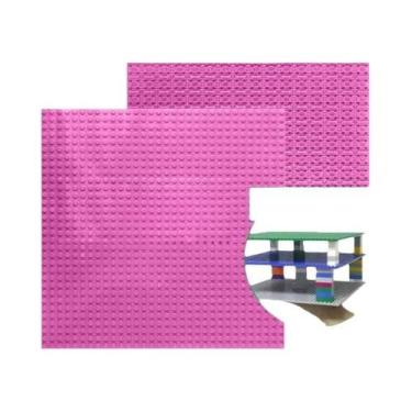 Imagem de Placas De Base Dupla Face 32x32 Para Blocos De Montar DIY Compatíveis 