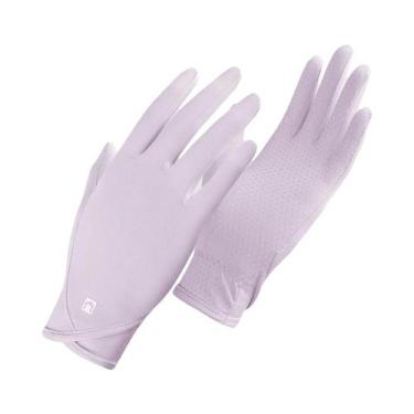Imagem de Luvas De Proteção Solar UV Para Mulheres E Homens, Finas, De Seda Gela
