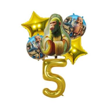 Imagem de Balões De Alumínio Para Festa De Aniversário Infantil Com Tema Italian