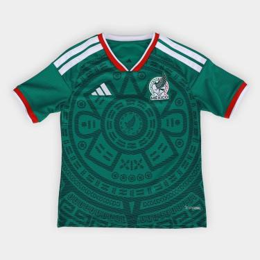Imagem de Camisa Seleção Infantil México Home 2026 s/n Torcedor Adidas-Unissex