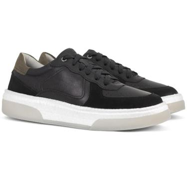 Imagem de Tênis Democrata Masculino Casual Beat Pulse Couro Confortável Cadarço de Amarrar 623101-Masculino