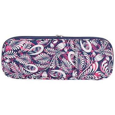 Imagem de Saco de crochê oxford pano durável caso de armazenamento de agulha de tricô para entusiastas de artesanato em casa de viagem 1pc (Roxa)