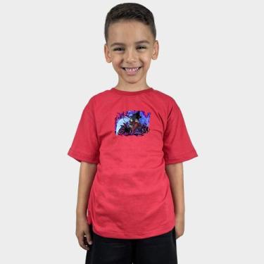 Imagem de Camiseta Infantil Menino Camisa Estampa Madara Uchiha Geek - MP Moda M
