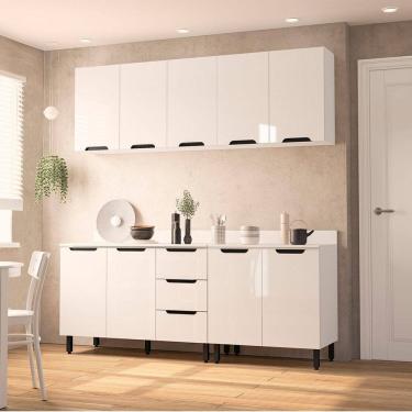 Imagem de Cozinha Modulada 4 Pecas com Tampo Maeena Politorno