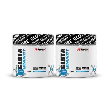Imagem de Kit 2X Glutamina Gluta Immunity Elite Series 300g - FN Forbis Nutrition-Unissex