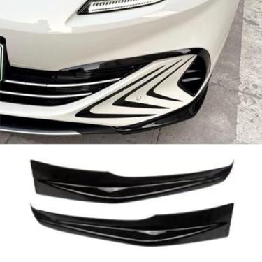 Imagem de Kit de carroceria de spoiler difusor de para-choque dianteiro para carro compatível com Seal 06 DMI protetor de para-choque acabamento de canto acessórios de carro Tunning (preto fosco)
