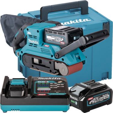 Imagem de Lixadeira Cinta Makita 76mm 40v Bs001gm201 Kit 2 Baterias