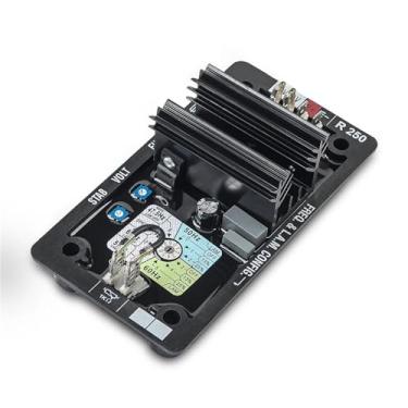 Imagem de R250 Regulador automático de tensão regulador de tensão automático para painel de controle de gerador regulador de tensão automático alternador regulador de tensão estabilizador automático (Ord)
