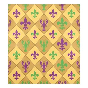 Imagem de Blueangle Capa magnética de mardi Gras lagostins para lava-louças, decoração da capa frontal da máquina de lavar louça, adesivos de eletrodomésticos, adesivos de eletrodomésticos, 58 cm C x 66 cm
